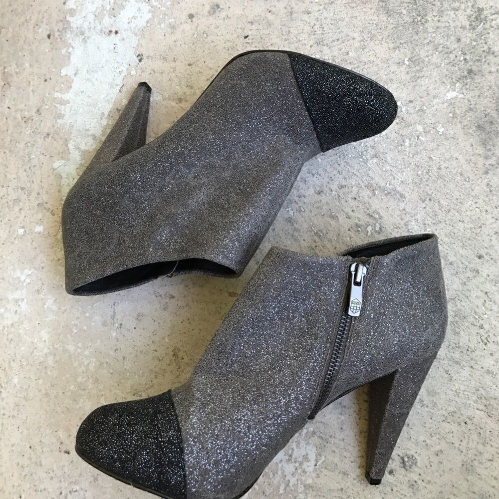 Vince glitter booties  